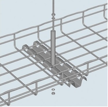 Plateau de cables  mailles mtalliques