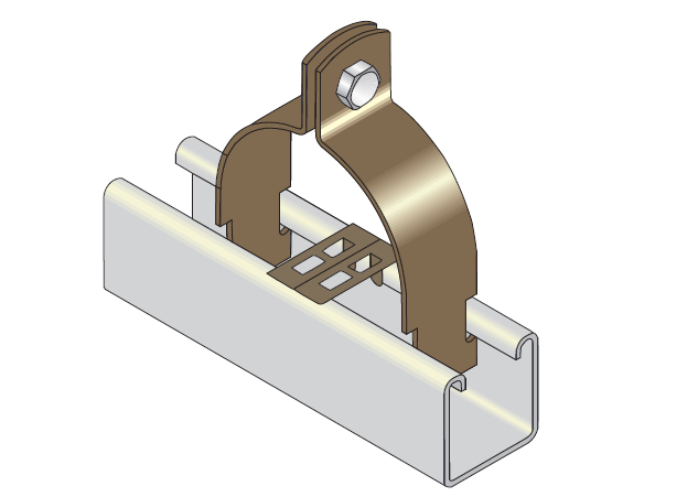 Two Piece Channel Clip